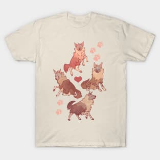 Brown hyena no text T-Shirt